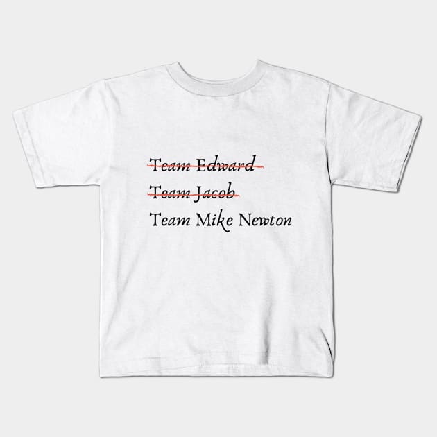 Team Mike Kids T-Shirt by Breaking Down Bad Books